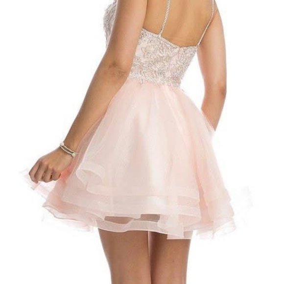 Sweetheart Neck A-Line Shape Prom Dress JT849 - Picture 3 of 5